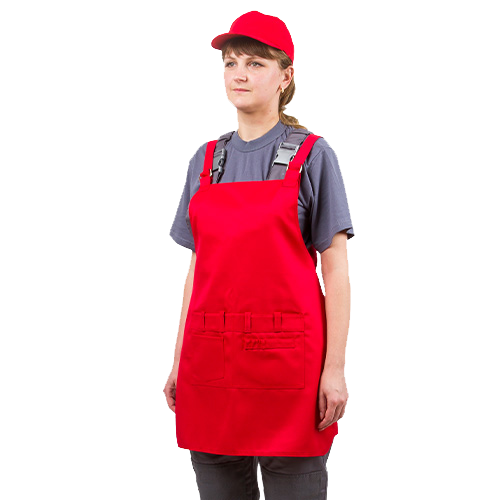 Shopkeeper apron (red)